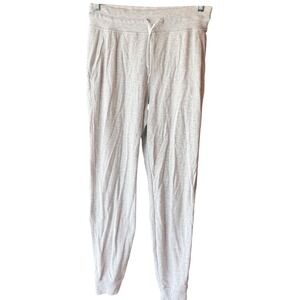 Lululemon Warm Down High Rise Jogger Gray Fleece Lounge Pant Size 6